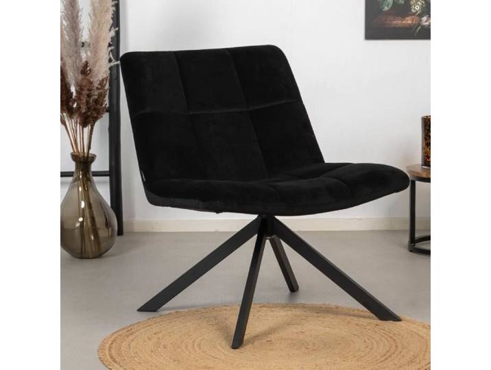 Fauteuil Industriel Noir Eco Cuir - Bronx71 - Eevi - Style Industriel - Loft - Adulte