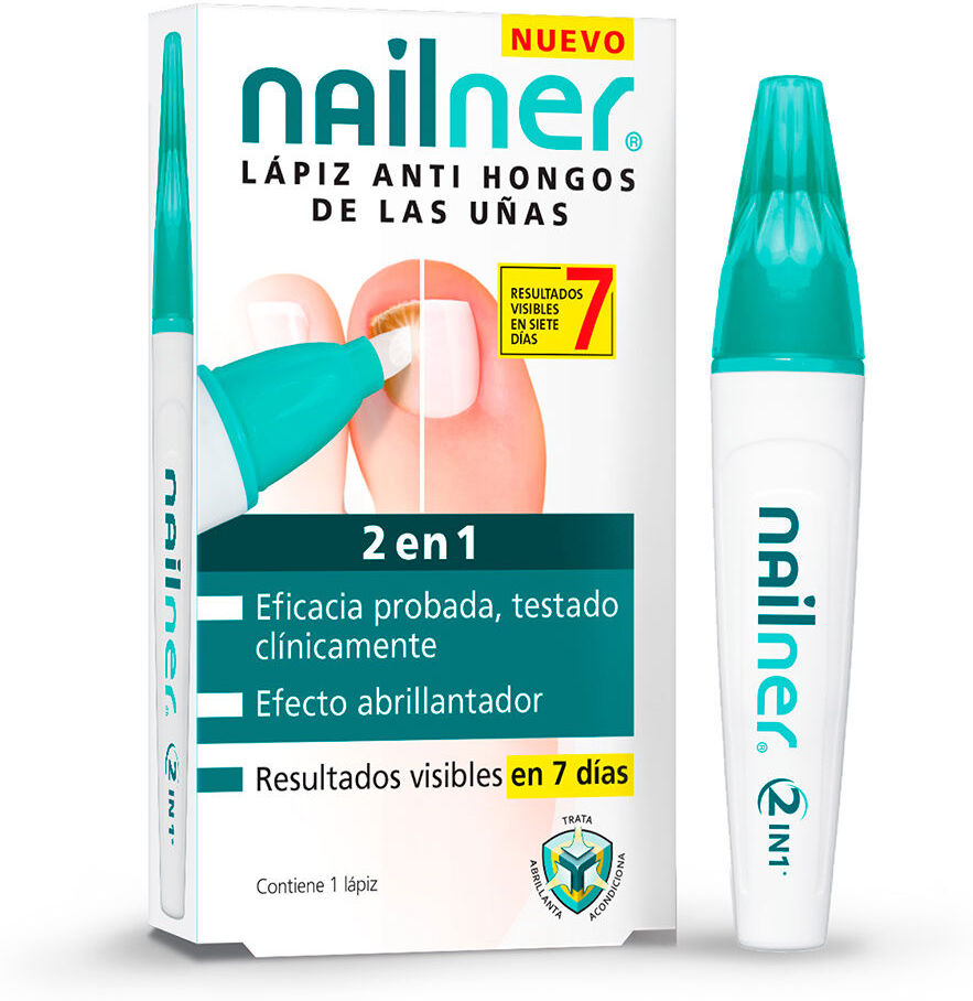 Nailner Lápiz 2 En 1 lápiz antihongos de las uñas 4 ml