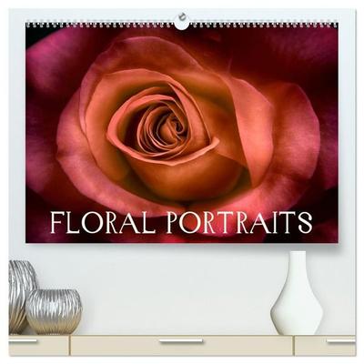 Floral Portraits - Blumen Impression (hochwertiger Premium Wandkalender 2027 DIN A2 quer), Kunstdruck in Hochglanz
