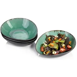 Sänger Geschirr Salatschalen Set Palm Beach, Schüssel + Schale, Türkis