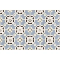 Del Conca Paris Bercy Blu 20x20 cm Bodenfliese / Wandfliese Dekor Matt Eben