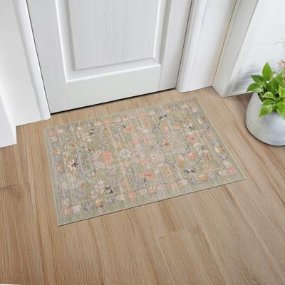 Alise Rugs Crosswood Helen Traditional Floral Indoor Polyester Area Rug