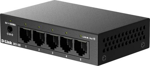 D-Link DES-105/V/E Ethernet Switch 5 Port 10 / 100MBit/s