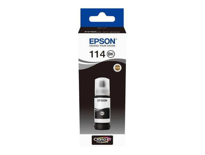 Epson 114 pigmentzwarte inkttank (origineel Epson)
