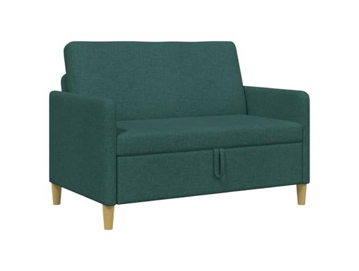 VIHHQGC Sofa mit Stauraum Dunkelgrün 122 x 78 x 87 cm Abnehmbare Bezüge, Schaumstoff-Faser-Kissen, Metallrahmen, Stabile Kunststoffbeine
