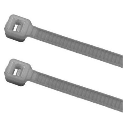 Tecline Kabelbinder, grau, 300 x 3,5 mm VPE: 100 Stück (Klettkabelbinder, 300 mm, 100 Stk.) (NKB-GR-3.5x300)