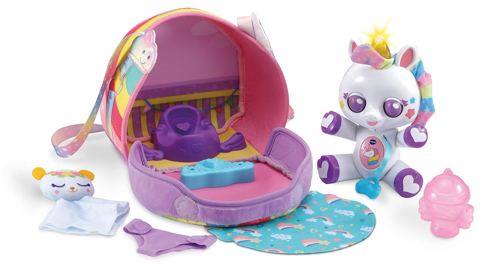 VTech Little Love Emily eenhoorn pop met handtas