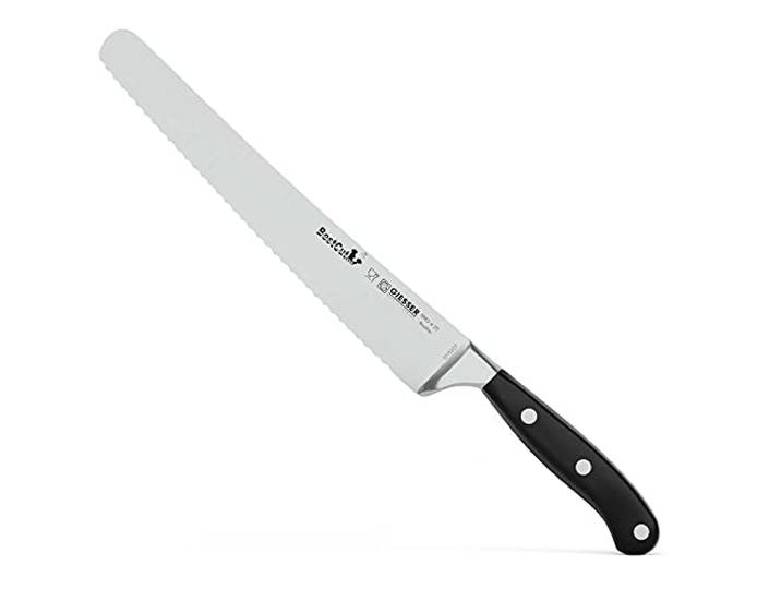 Giesser seit 1776 - Made in Germany hitzebeständig, schwarz, spülmaschinengeeignet, rostfrei Bestut Universalmesser mit Wellenshliff