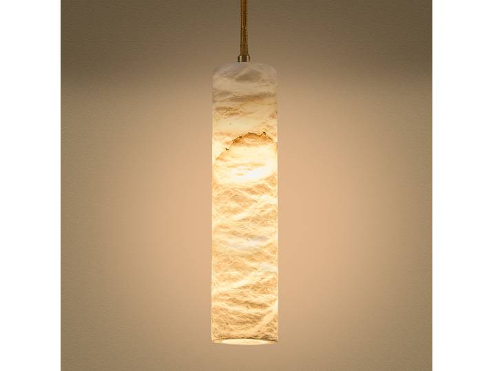 Luminaire suspendu LED en albâtre naturel, lustre en marbre blanc pour salon, décoration intérieure, chambre à coucher, lampe suspendue moderne pour plafond