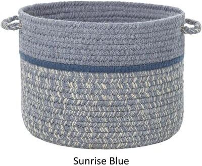 Rhody Rug Seaport Wool Blend Storage Basket
