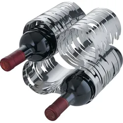 Bark Weinregale polierter Stahl