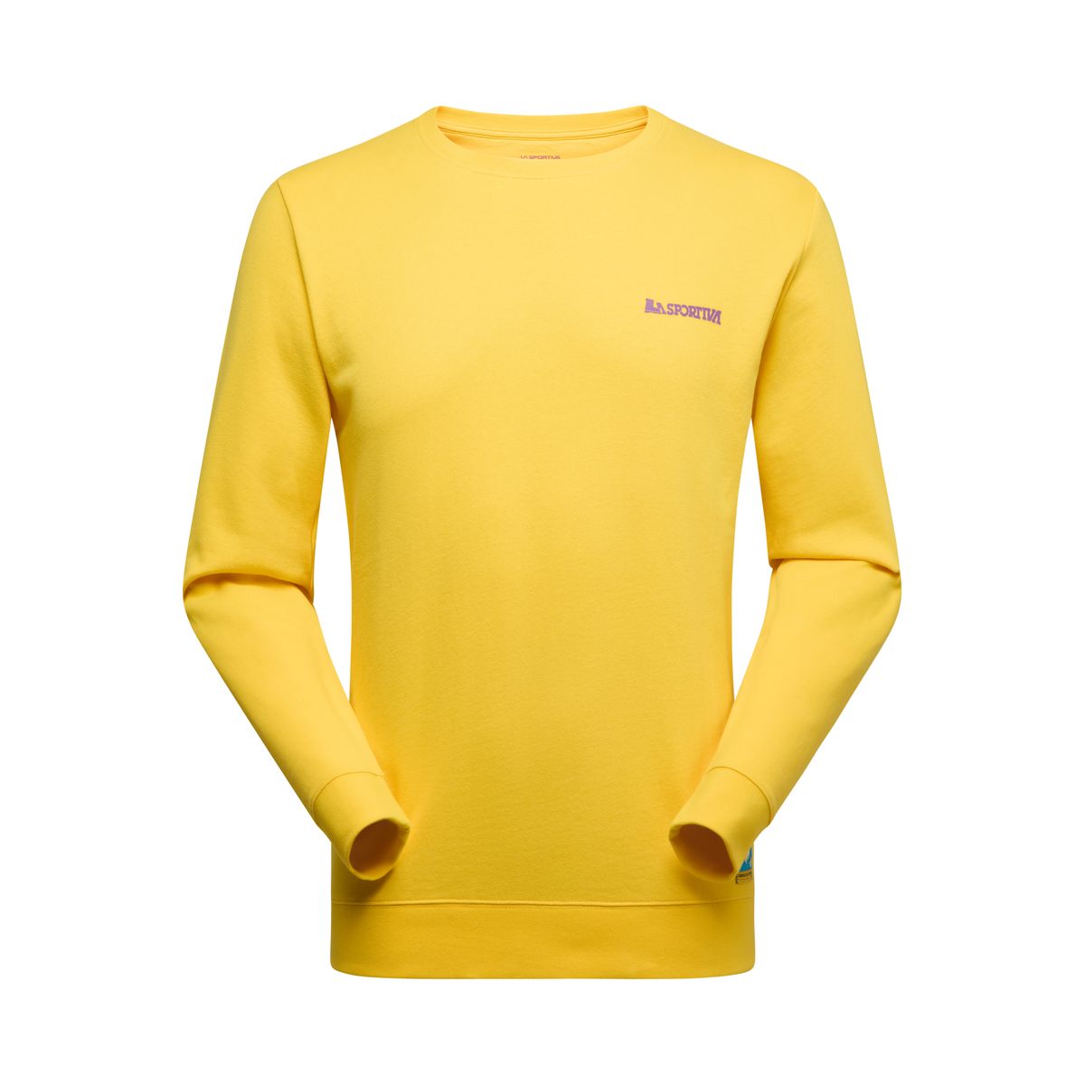 La Sportiva Climbing on The Moon Sweatshirt Men giallo/viola (Y08U07) L ZACW034Y08U07L