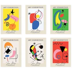 POSTER Set Mit 6 Illustrationen Von Joan Miró Surrealismus A3 Rahmenlos