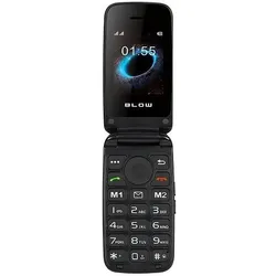 Blow Telefon komórkowy Telefon dla seniora Czarny z klapką S24 (2.40"), Tastenhandy, Schwarz
