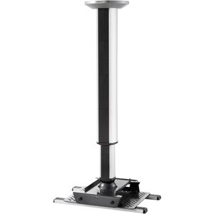 Celexon Beamer-Deckenhalterung MultiCel 4070 Expert, grau, 25 kg Tragkraft, 30 cm höhenverstellbar, neigbar, 360° drehbar