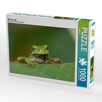 CALVENDO Puzzle Gib nie auf! | 1000 Teile Lege-Größe 64x48cm Foto-Puzzle für glückliche Stunden