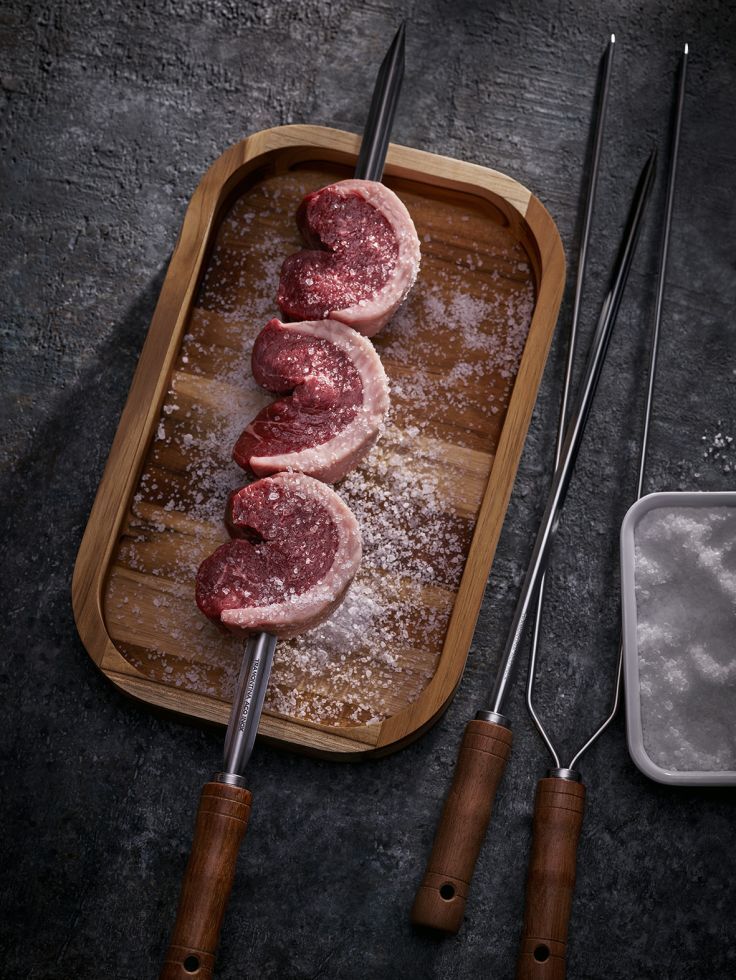 Tramontina Grillspieß Spießlänge 75 cm Breite 17 mm