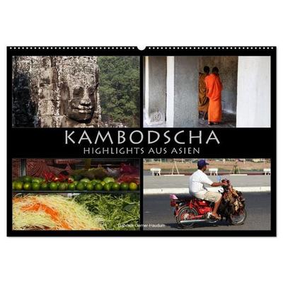 Kambodscha - Highlights aus Asien 2027 (Wandkalender 2027 DIN A2 quer), CALVENDO Monatskalender