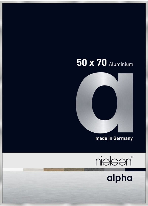 Nielsen Home nielsen Alpha Aluminium Picture Frame Silver 50cm W x 70cm H