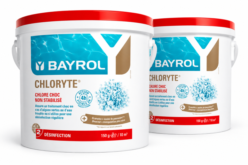 Chlore non stabilisé BAYROL Chloryte – Granulés