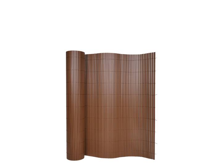 Sichtschutzmatte PVC 500 x 90 cm braun