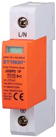 Ettroit Scaricatore Di Sovratensione 1p T1+t2 In 25 Ka Imax 50 Ka  Jx5130