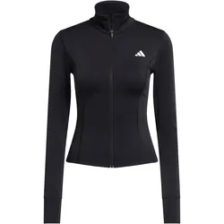 Adidas, Damen, Sportshirt, Women's Workout Essentials Zip Through Jacket (XL), Schwarz