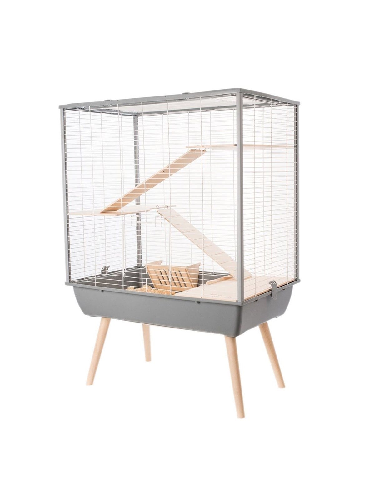 Zolux Käfig Neo Cozy Large Rodents H80, Farbe grau