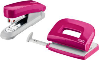 Novus Locher-Hefter SET Evolution Twin Set fresh, pink