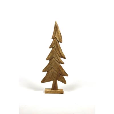 Dekobaum AM DESIGN "Weihnachstsdekoration aus Holz", braun, B:27cm H:82cm, Holzwerkstoff, Dekofiguren, BxH: 27x82 cm