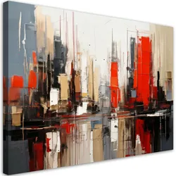 LEINWANDBILD Abstraktion 90x60cm