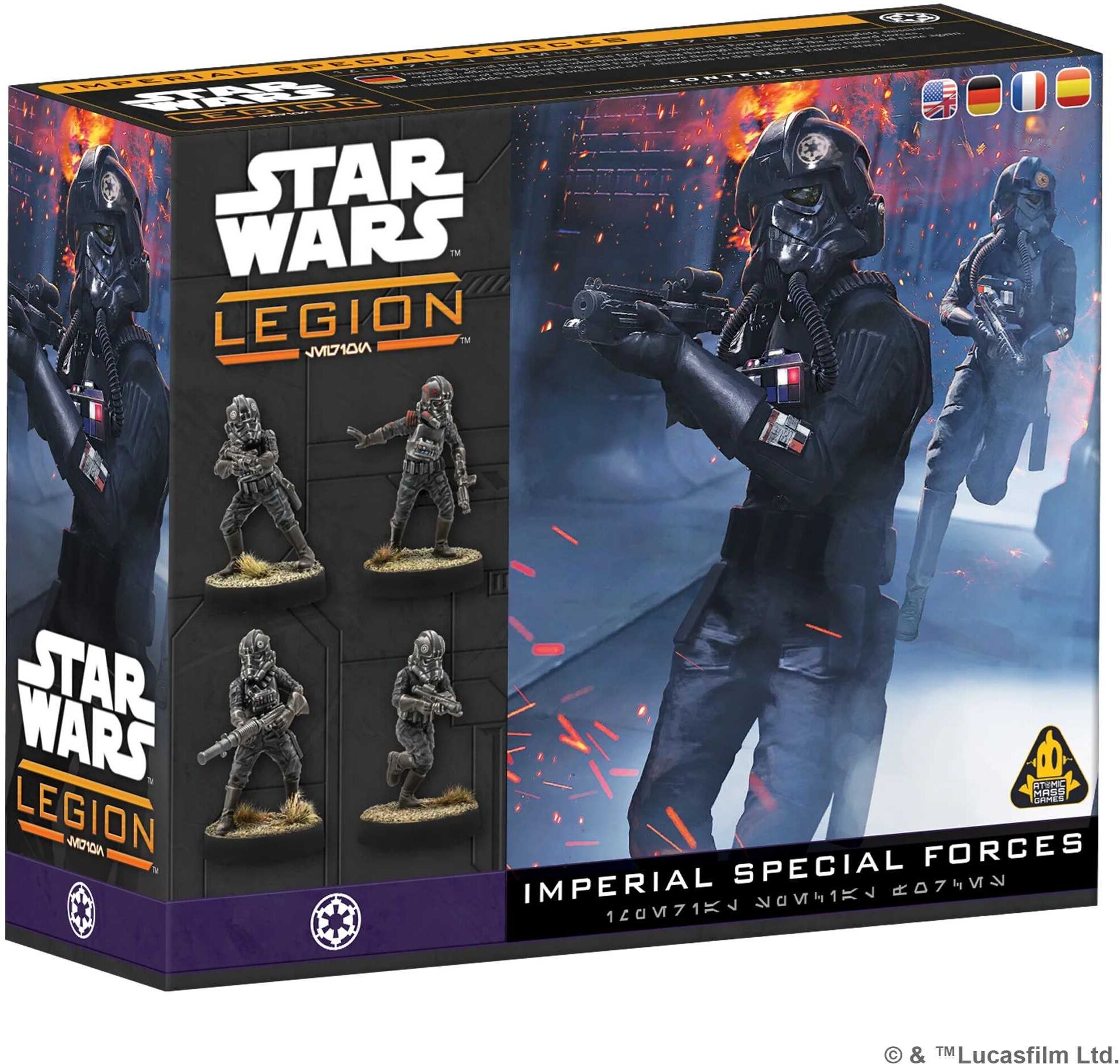 Star Wars: Legion Imperial Special Forces Miniatures Expansion for Star Wars: Legion, Ages 14+, 1-2 Players, by Atomic Mass Games