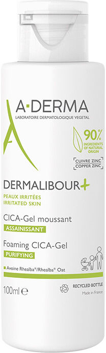 A-derma Dermalibour+ - Cica-Gel Moussant Démaquillant & Nettoyant