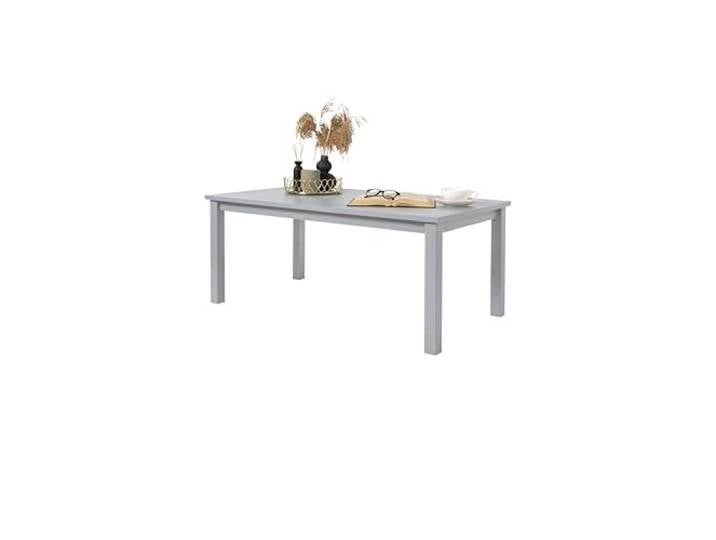 hagge home Couchtisch Holz 110x60 Wohnzimmertisch Holz Coffee Table Sofatisch Wohnzimmer Sofa Tisch Couch Tisch Klein Kaffeetisch Modern Couchtisch Rechteckig Holztisch Wohnzimmer Grau