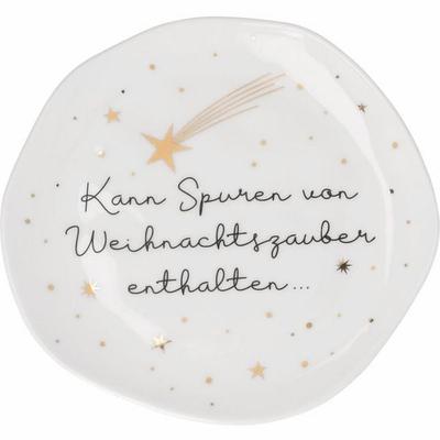 Kleiner Teller Kann spuren von Weihnachtszauber... D.14cm