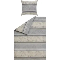 Bettwäsche HOLLY Biber (BT 135x200 cm) - braun - BT 135x200 cm