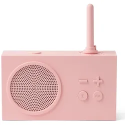 Lexon Tykho 3 Radio-Lautsprecher, pink (FM, Bluetooth), Radio, Rosa, Pink