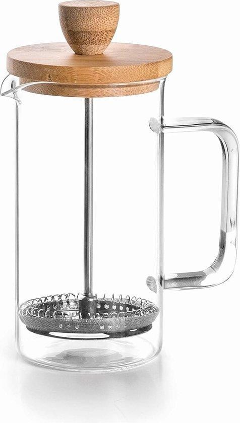 Handmatig houten koffiezetapparaat, 350 ml, transparant