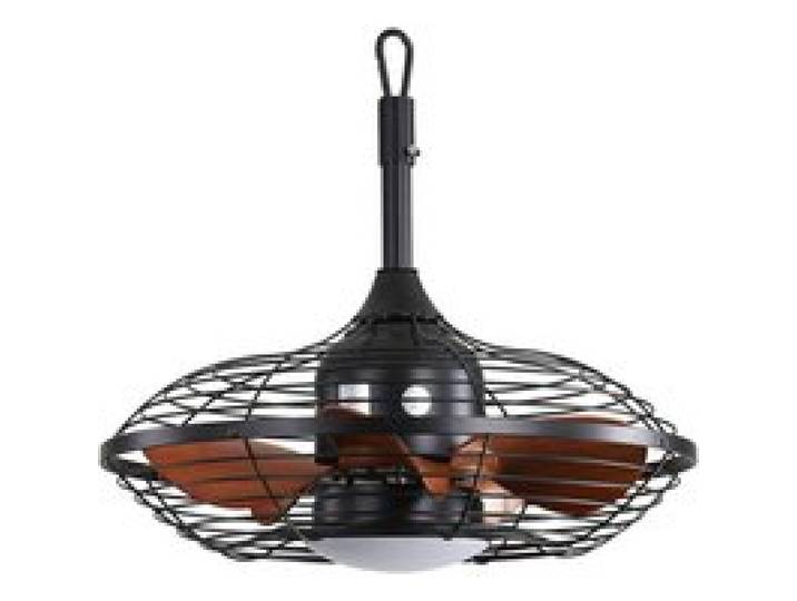 Ventilateur de plafond silencieux 50 8 cm avec LED télécommande moteur DC 6 vitesses réversible Noir ventilateur plafonnier