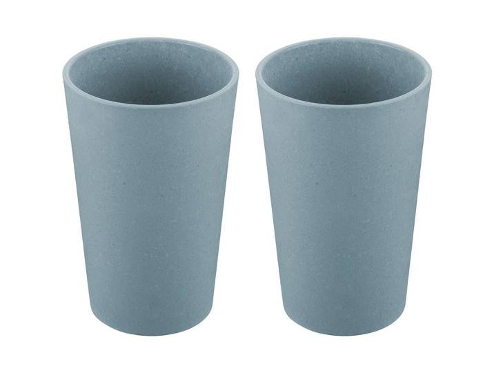 Becher-Set Koziol Blau Kunststoff H 12.2 cm 350 ml 2 Stk - Becher-Set
