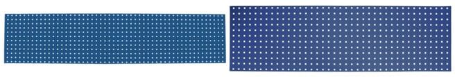 Set STIER Lochplatte für Werkstattwand, 2000x450mm, enzianblau + Lochplatte für Werkstattwand, 1500x450mm, enzianblau