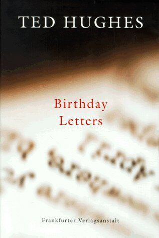 Ted Hughes - Birthday Letters - Preis vom 19.10.2026 19:33:35 h
