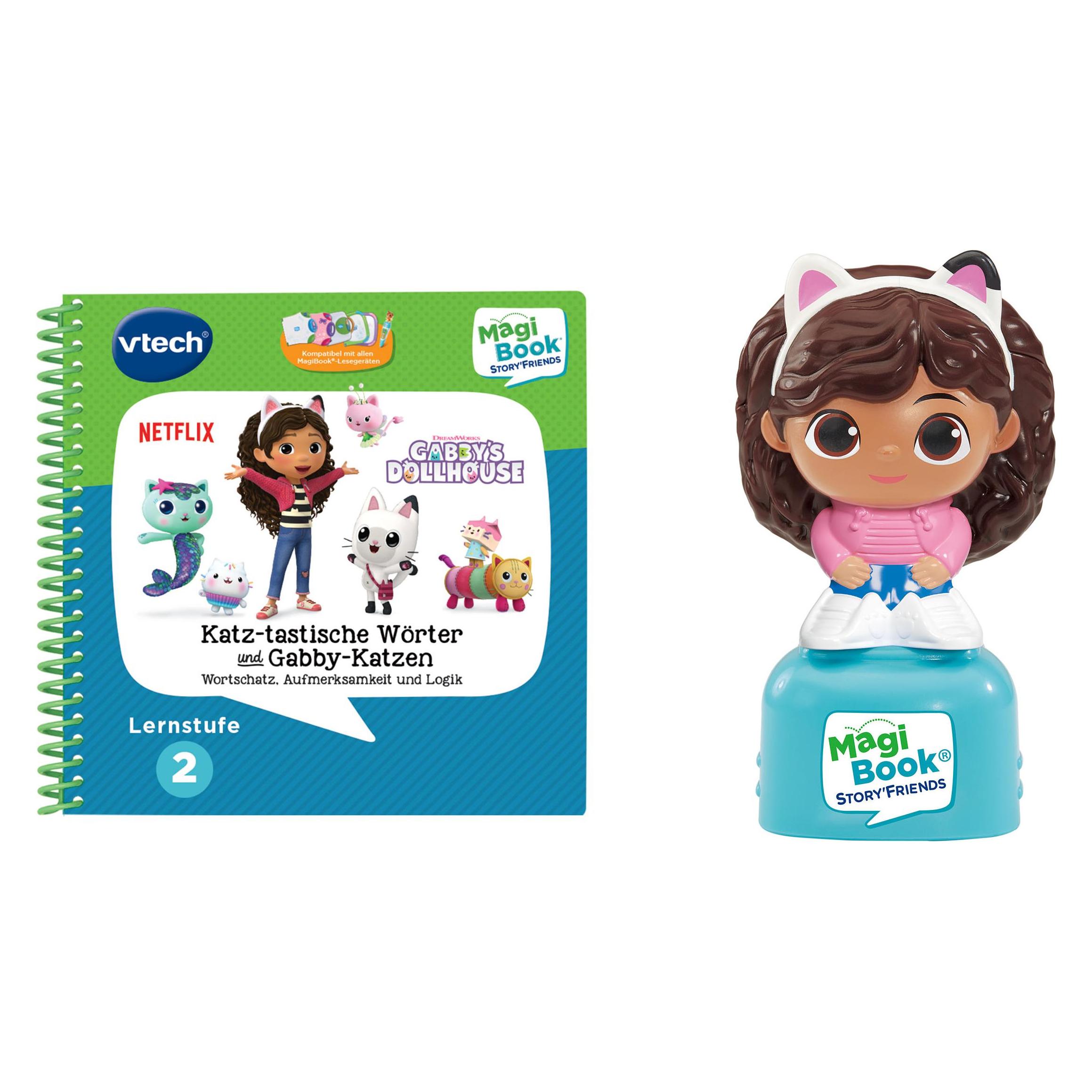 VTech Lernstufe 2 - Gabby's Dollhouse inklusive Story'Friend Lernfigur (Deutsch, 4 - 6 Jahre) (80-484304)