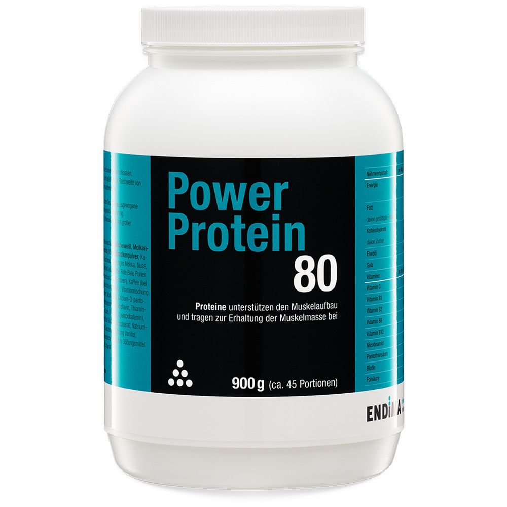 Power Protein 80 Vanille Pulver 900 g