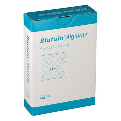 Biatain Alginate Kompressen 5x5 cm 10 St Verband