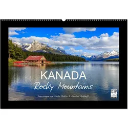 Calvendo, Kalender, KANADA - Rocky Mountains (Wandkalender 2026 DIN A2 quer), Monatskalender