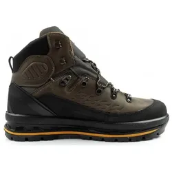 GriSport, Herren, Wanderschuhe, Grigio Herren-Trekkingschuhe, wasserdichte Lederstiefeletten (47), Grau