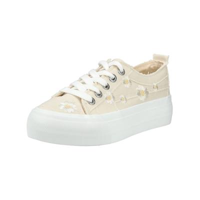 Plateausneaker BLOWFISH "Blowfish Sneaker Baumwolle", Damen, Gr. 41, beige, Textil, Schuhe Plateausneaker
