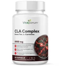 VitaSanum® CLA + Grüner Tee + L-Carnitin – 1.000 mg Tagesportion (1 Kapsel)