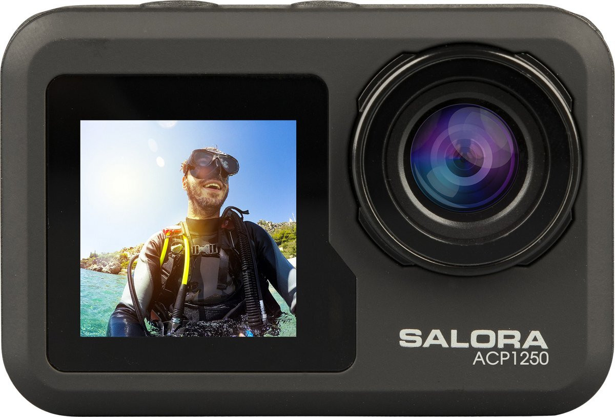 Salora ACTIONCAM1250 Actiecamera met 4K Ultra HD